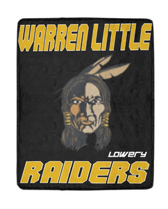Warren Little Raiders Fleeced Blanket